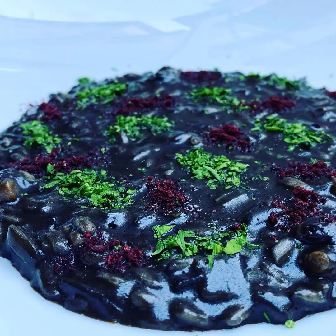 Cuttlefish Ink Risotto